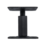 Black Height Adjustable Bolt Down Post Support Support | Adjustable Post Bracket Ideal for Pergolas And Garden Structures