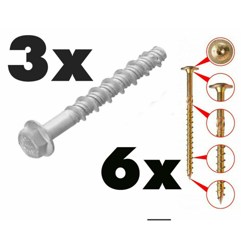 set of fixings
