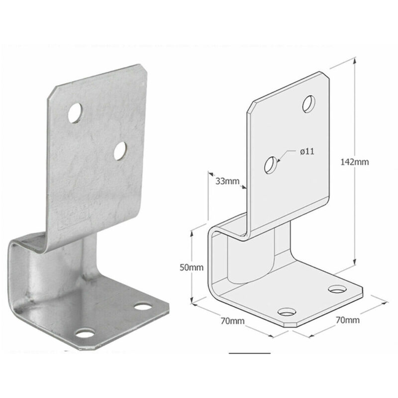 bolt down post support