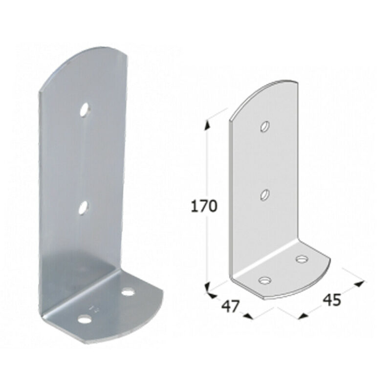 post support angle bracket