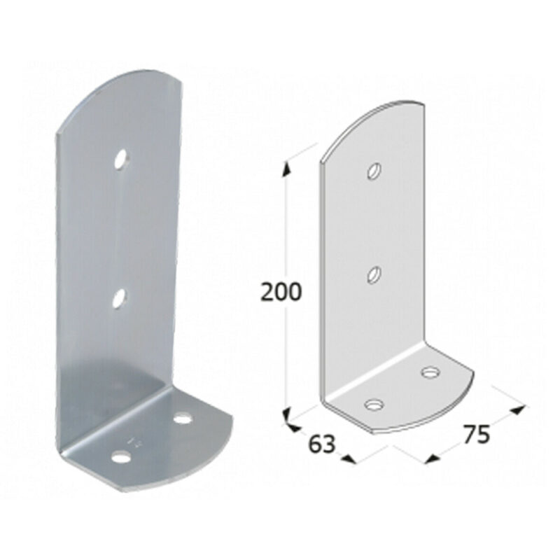 angle bracket post support