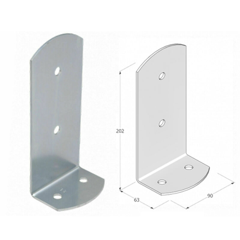 angle bracket post support