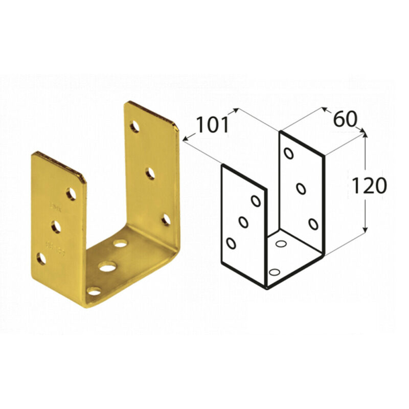 101mm post support