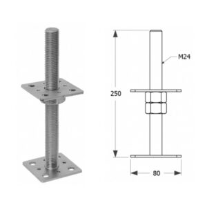 adjustable post support