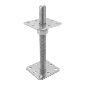 Heavy Duty Galvanised Height Adjustable Pergola Post Support