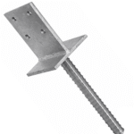 Heavy Duty Hot Dip Galvanised Concrete In Internal Pergola Post Support