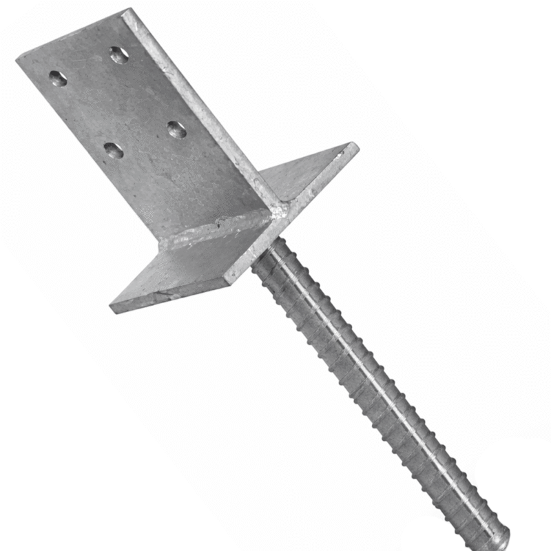 Heavy Duty Hot Dip Galvanised Concrete In Internal Pergola Post Support