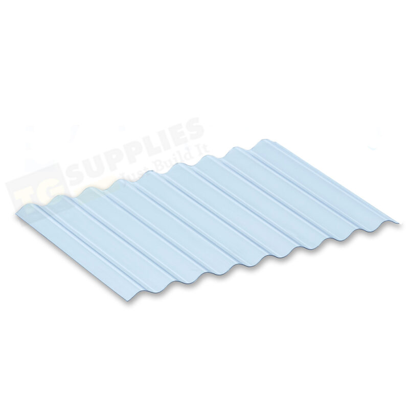 Clear PVC Mini Corrugated Roofing Sheets