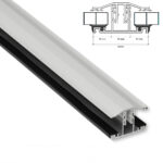 White Snap Down Glazing Bars For 10, 16 and 25mm Polycarbonate Roofing Sheets