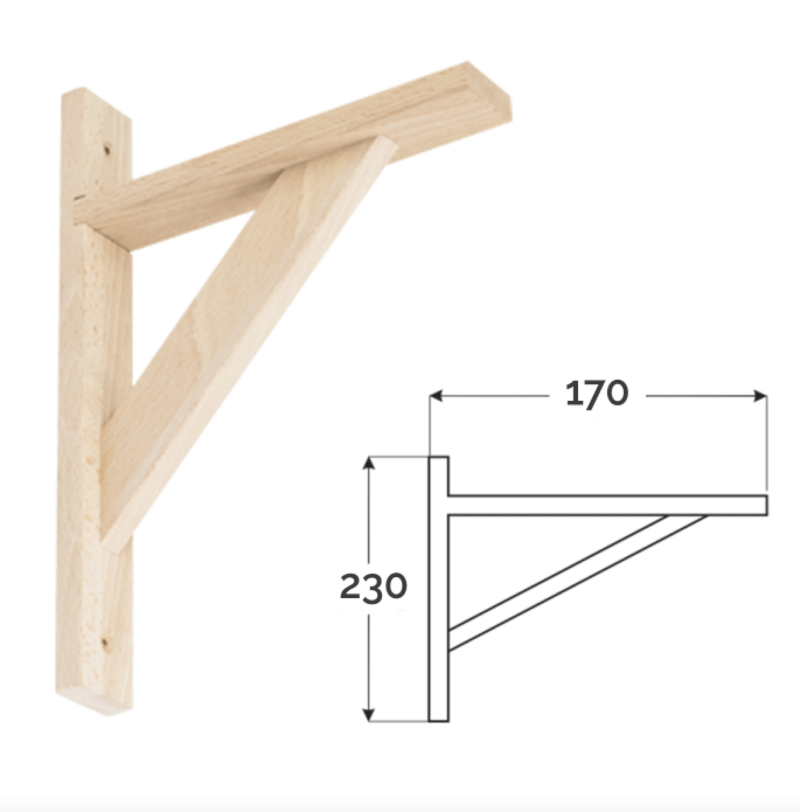 timber shelf support wooden shelf brackets