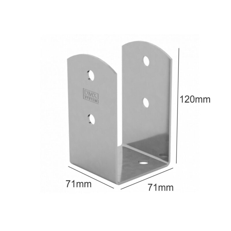 71mm bolt down post support