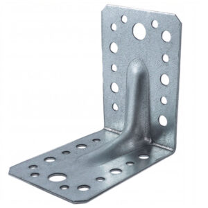 Heavy Duty Galvanised Reinforced Angle Brackets | Corner Braces | Structural Repair Brackets