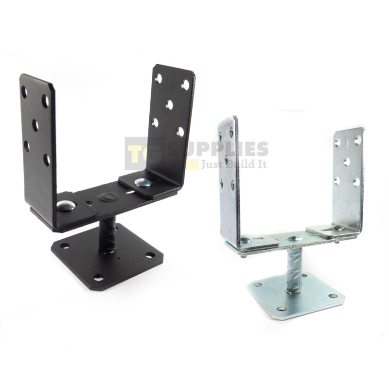 adjustable width bolt down post support