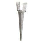 Heavy Duty Galvanised Adjustable Width Post Spike Support | Adjustable Fence Post Spike | Post Spike Bracket