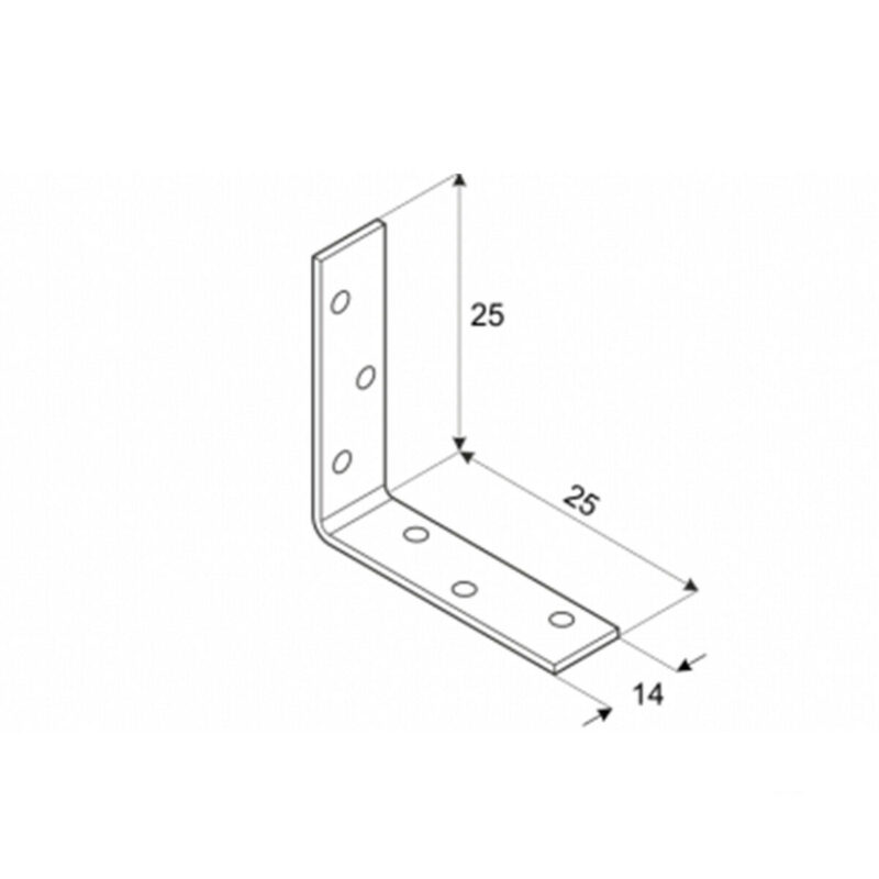 small angle bracket corner brace