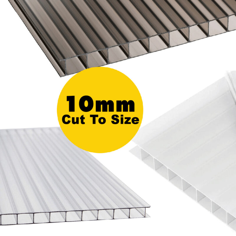 10mm polycarbonate roofing sheet cut to size