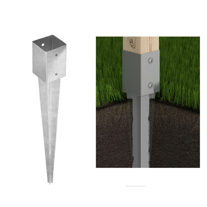 Heavy Duty Hot Dip Galvanised Pergola Post Spike | Fence Spike | Wooden Post Ground Anchor