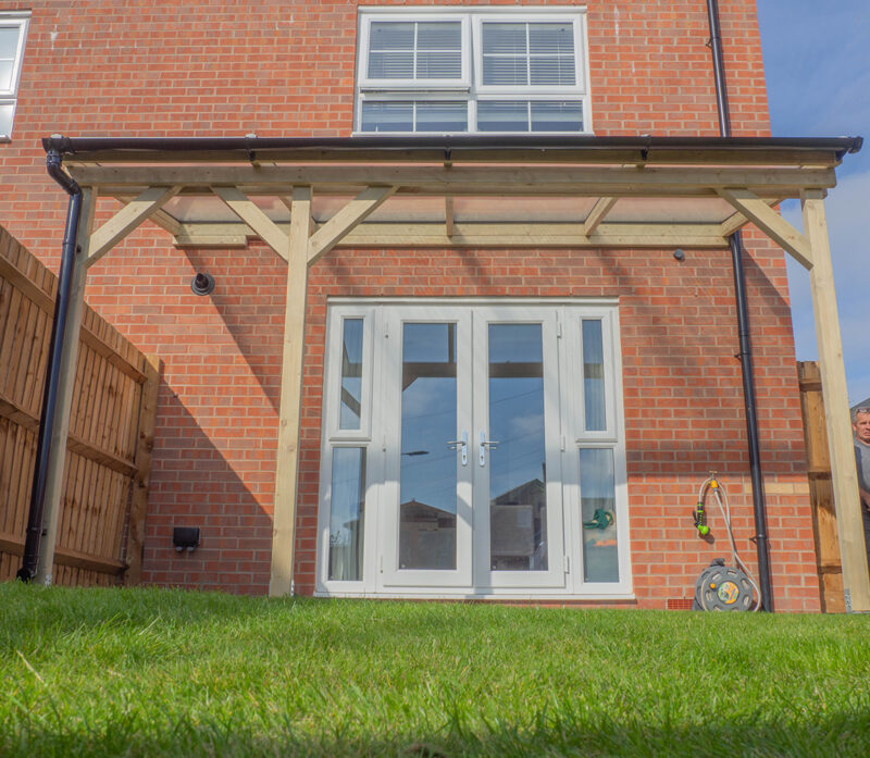 Lean-to Pergola Eva Complete Self-Assembly Kit