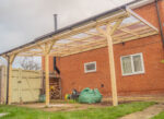 Lean-to Pergola Eva Complete Self-Assembly Kit