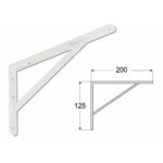 Heavy Duty White Shelf Brackets