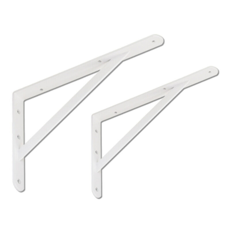 Heavy Duty White Shelf Brackets