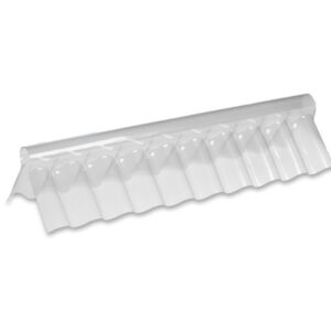 Ridge For Use With 3" ASB Corrugated PVC Sheet