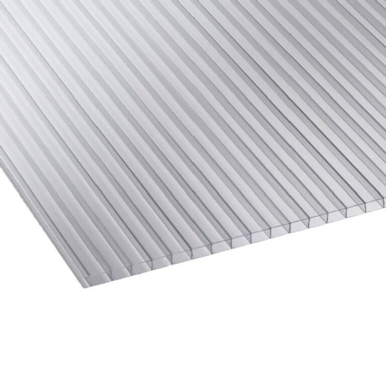 Bayer Clear Polycarbonate Sheets – 6 Pack, 24"x48"x14mm – UV Protected, Waterproof