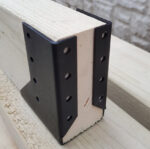 High Quality Black Concealed Timber Joist Hanger for Gazebo Pergola or Carport