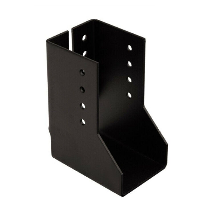 Heavy Duty 2mm Thick Black Concealed Joist Hanger for Gazebo Pergola or ...