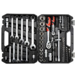 Yato Professional 82 pcs Ratchet Socket Set 1/2 1/4 Tools Toolbox