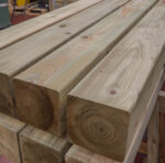 Smooth Planed Treated Timber Pergola Post (5" x 5")
