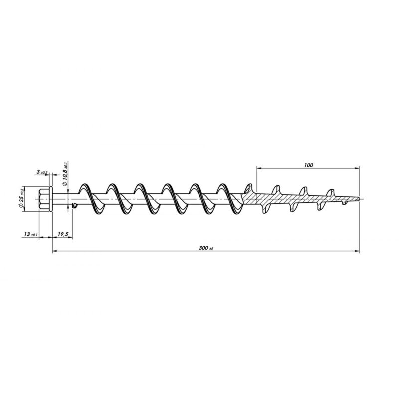Screw in Tent Peg Ground Screw Ground Anchor Gazebo Pegs