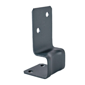 Versatile Anthracite Grey Bolt Down Post Support | Pergola Connector | Wooden Post Holder | Post Bracket