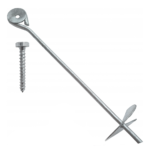 Heavy Duty Ground Screw Pergola Ground Anchor Gazebo Tent Metal Peg