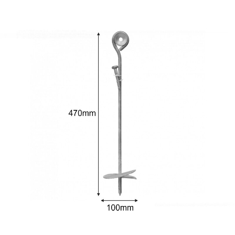 Heavy Duty Ground Screw Anchor