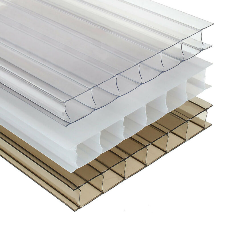 High Impact SkyPlex Anti-Fog 10mm Polycarbonate Roofing Sheets - UV Protected Panels