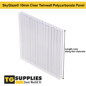 High Impact Anti-Fog 10mm Polycarbonate Roofing Sheets - UV Protected Panels