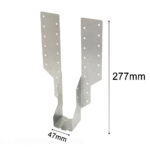 47mm Galvanised Jiffy Joist Hanger Medium Leg 