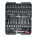 High Quality 1/4" Socket Set Ratchet 56pcs Yato Professional Tools Toolbox
