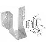 Heavy Duty Galvanised Face Fix Joist Hanger 2mm Thick