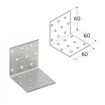 2mm Galvanised Corner Brace Angle Bracket