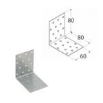 2mm Galvanised Corner Brace Angle Bracket