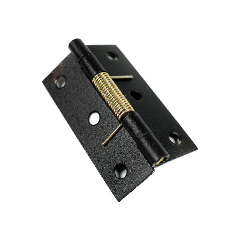 Single Black Spring Loaded SelfClosing Door Hinge TG Supplies Your