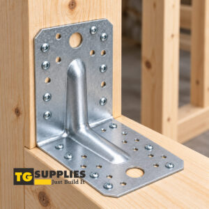 Heavy Duty Galvanised Reinforced Angle Bracket