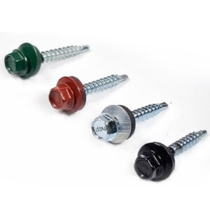 Self-drilling TEK Roofing Screws with Sealing Washers in Various Colours