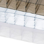 Opal Clear and Bronze Cut to Size 35mm Polycarbonate Roofing Sheets