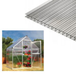 4mm Greenhouse Polycarbonate Sheets Glazing Replacement Repair Panels - Clear