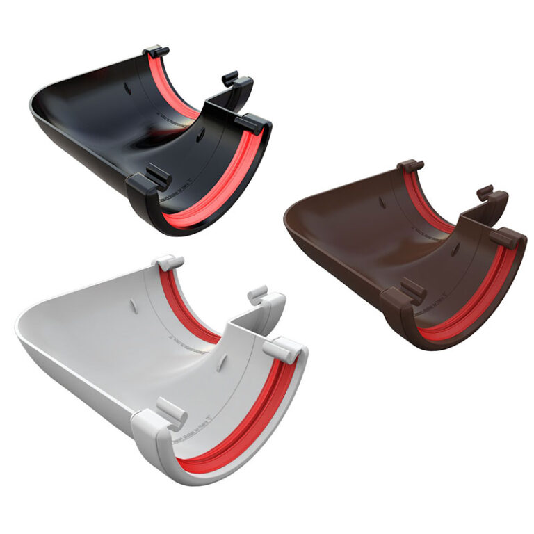 Freeflow Regenwassersystem Winkel 90 Grad – 114 Mm, Anthrazit, Quadratisch, UV-beständig Für Langlebige Montage