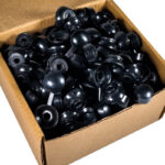 PVC Plastic Screw Cover Caps For Corrugated Roofing Sheets Various Colours