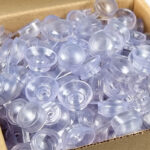 Clear PVC Plastic Screw Cover Caps For Clear Corrugated Roofing Sheets Various Colours